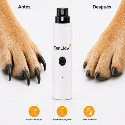 ZenClaw™ Lima Eléctrica Silenciosa para Perro